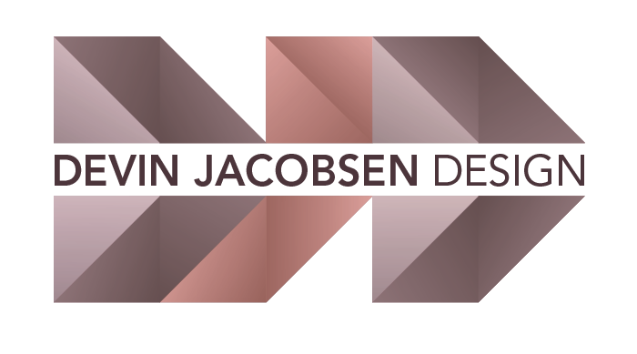 The logo of Devin Jacobsen Design